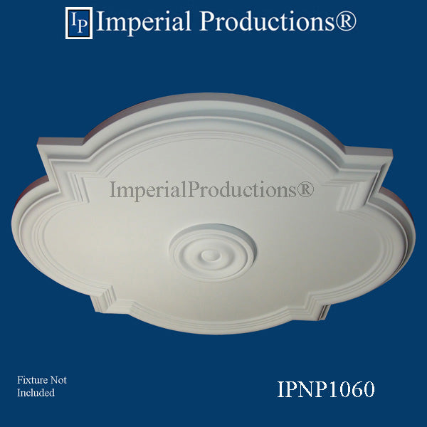 IPNP1060-POL Art Deco Medallion 24" x 20-1/2" (60.96 x 52cm) ArchPolymer, Add to Cart for Shipping or Free Depot Pickup