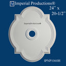 IPNP1060H-POL Art Deco Medallion 24 x 20-1/2" (60.96 x 52cm) ArchPolymer