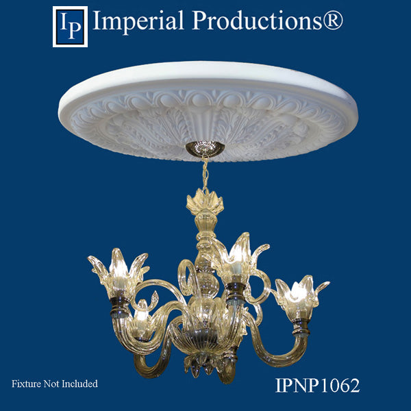 IPNP1062-POL Acanthus Medallion 28" ArchPolymer, Add to Cart for Shipping or Free Depot Pickup