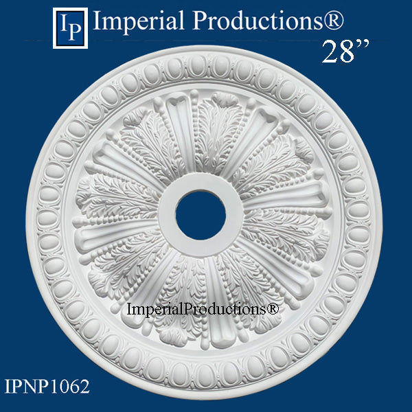 IPNP1062 Acanthus ceiling medallion 28"