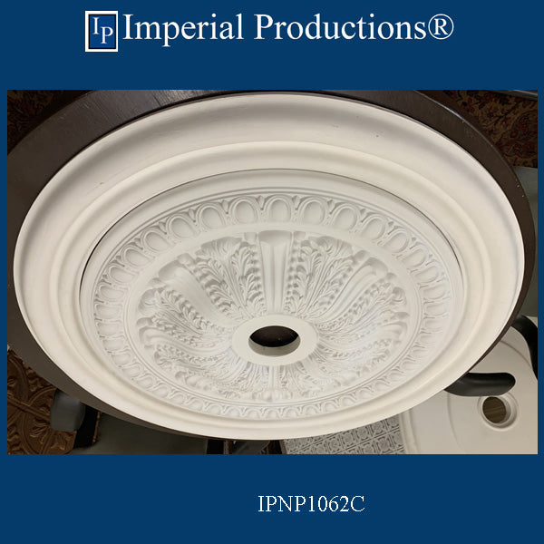 IPNP1062C-POL Acanthus Medallion 36" ArchPolymer, Add to Cart for Shipping Costs or Free Depot Pickup