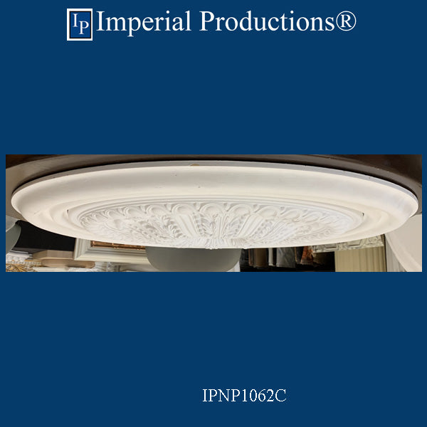 IPNP1062C-POL Acanthus Medallion 36" ArchPolymer, Add to Cart for Shipping Costs or Free Depot Pickup