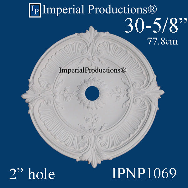 IPNP1069-POL Victorian Medallion 30-1/2" (77.4cm) ArchPolymer