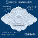 IPNP1070-POL Victorian Medallion 37-1/4" x 26" (94.6 x 66cm)