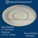 IPNP2001-POL Dome 27" ArchPolymer