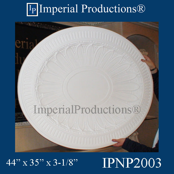 IPNP2003-POL Recessed Oval Dome 44" x 35" ArchPolymer