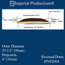 IPNP2004-POL Dome 35-1/2" ArchPolymer