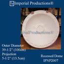 IPNP2007 recessed dome