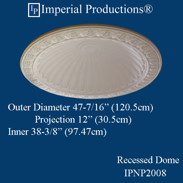 IPNP2008-POL Dome 47-7/16" ArchPolymer