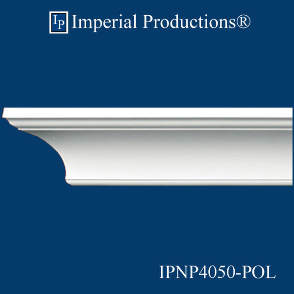 IPNP4050-POL-PK6 Modern Crown 3-9/16" High, Pack of 6