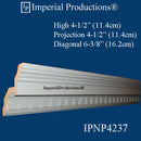IPNP4237-POL-PK6 Crown 4-1/2" High ArchPolymer