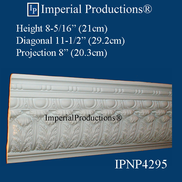 IPNP4295-POL-PK6 Crown 8-5/16" High, Pack 6