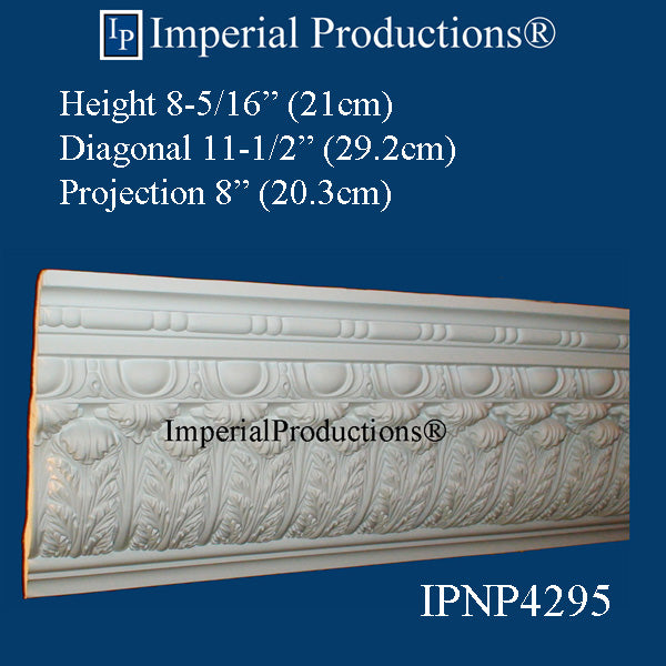 IPNP4295-POL-PK6 Crown 8-5/16" High, Pack 6 (Sale US$11.93 / FT)