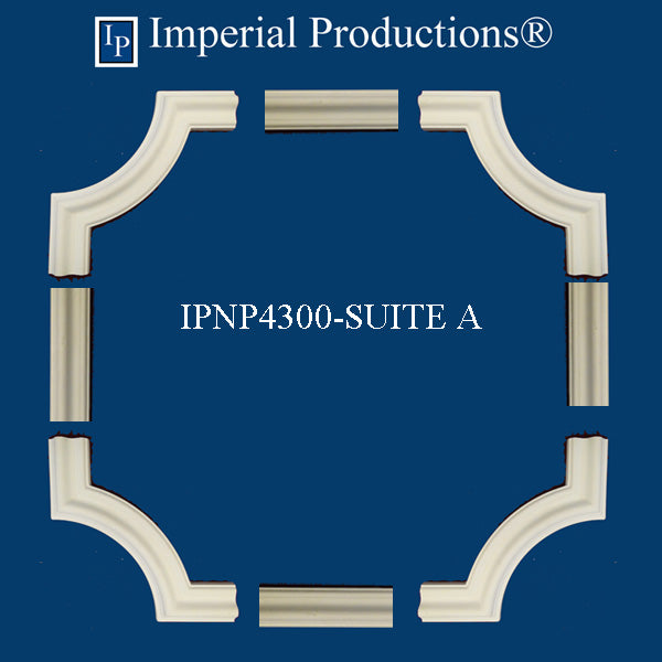 IPNP4300-SUITE-A incl 4 Panel Molds and 4 Matching corners