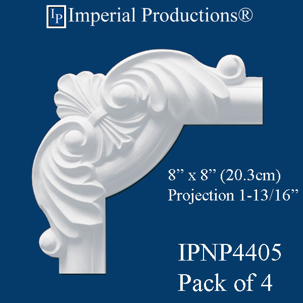 IPNP4405-POL-PK4 Panel Mold Corners matches IPNP4317 pack of 4