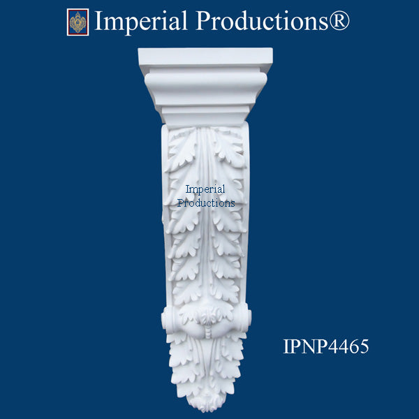 IPNP4465-POL Acanthus Style Corbel 17-1/2" High x 5-7/8" wide ArchPolymer Add to Cart for Shipping Costs or Free Depot Pickup