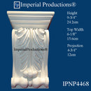 IPNP4468-POL Acanthus Style Corbel 9-3/4" high ArchPolymer