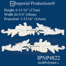 IPNP4822-POL-PK2 Leaf Applique Left & Right ArchPolymer Price per Pair