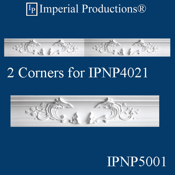IPNP5001-POL-PK1 Decor Crown Corners 6-3/4" High Price Ea