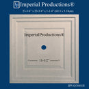 IPPAN5001H-POL Beyond Modern Medallion 23-3/4" x 23-3/4" x 1-1/4" ArchPolymer