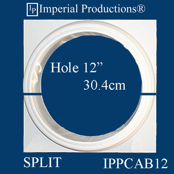 IPAB12-EPOL-SPLIT-PK2 Attic Base Hole 11-5/8" EconPolymer Split pack of 2