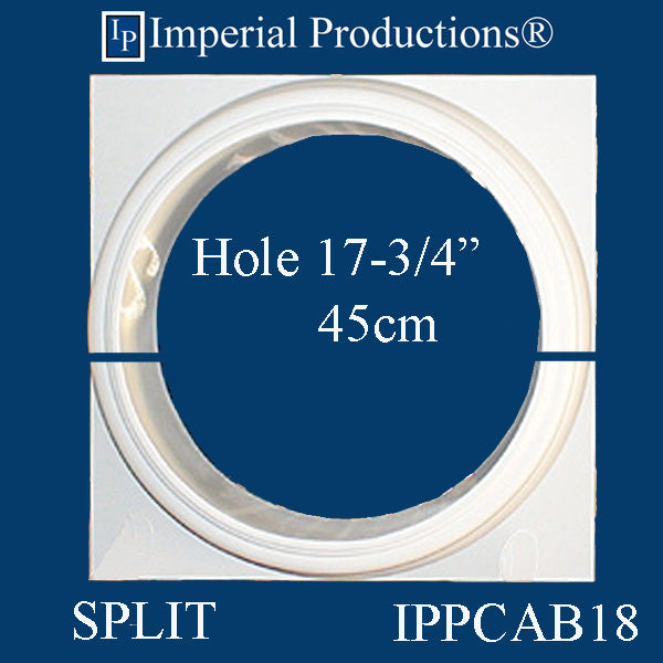 IPPCAB18-FRP-SPLIT-PK2 Attic Split Base Hole 18" FRP-PolyComp pack of 2