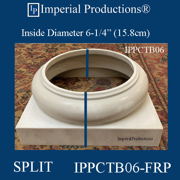 IPPCTB06-FRP-SPLIT-PK2 Tuscan Base - Hole 6-1/4" PolyComp Pack of 2 SPLIT