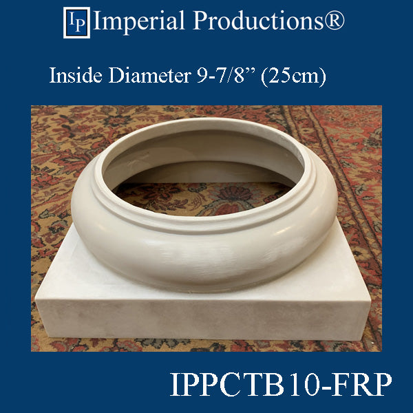 IPPCTB10-FRP-PK2 Tuscan Base FRP-PolyComp Hole 9-7/8" Pack of 2