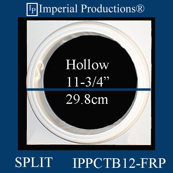 IPPCTB12-FRP-SPLIT-PK2 Tuscan Split Base - Hole 11-3/4" FRP-Polycomp Pack of 2