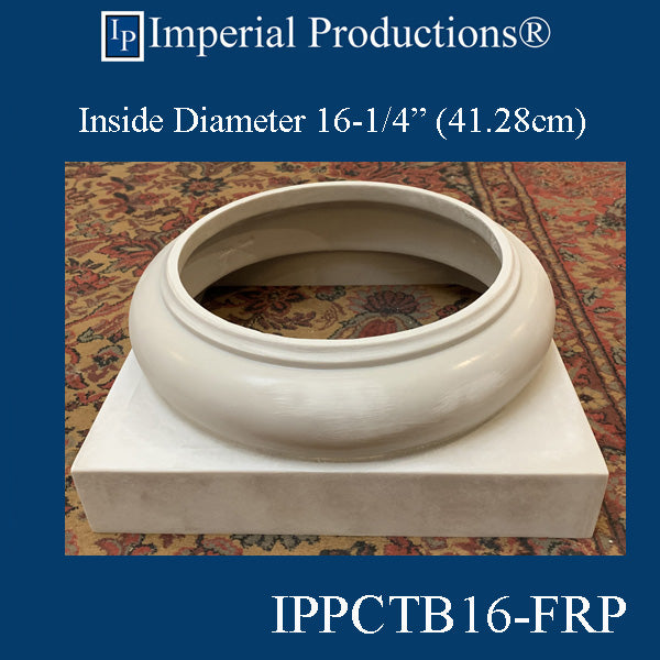IPPCTB16-FRP-PK2 Tuscan Base - Hole 16-1/4" FRP-Polycomp Pack of 2