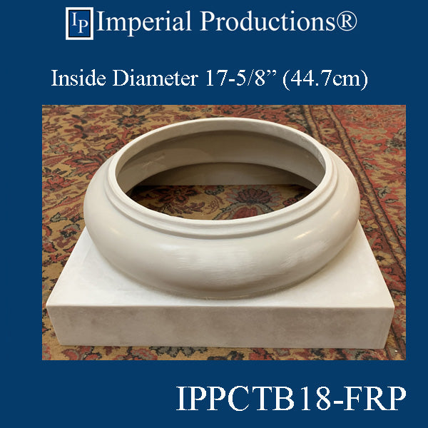 IPPCTB18-FRP-PK2 Tuscan Base - Hole 17-5/8" FRP-Polycomp Pack of 2