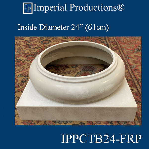IPPCTB24-FRP-PK2 Tuscan Base - Hole 24" FRP-Polycomp Pack of 2