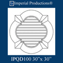 IPQD100-POL Quatrafoil Frame 30 x 30 inches frame and Screen