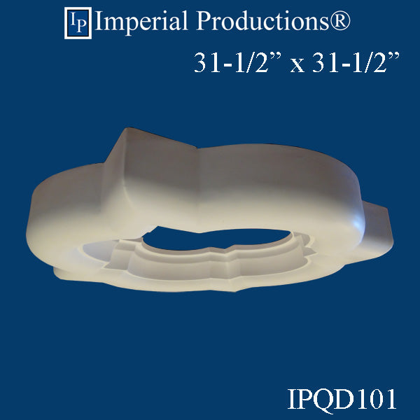 IPQD101-POL Quatrafoil Frame 31-1/2 x 31-1/2 inches