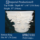 IPRC030-PCOMP-PK2 Roman Corinthian Capital PolyComp Fits 30" Pack of 2