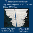 IPRC030-PCOMP-PK2 Roman Corinthian Capital SPLIT PolyComp Fits 30" Pack of 2