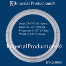 IPRG3000-POL Ring 31-1/2 inch, Inside 24-1/4", ArchPolymer - Custom Order