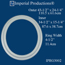 IPRG3002-POL Oval Ring 43-1/2" x 34-1/2" ArchPolymer Custom Order