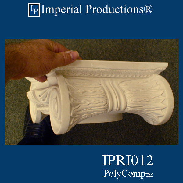 IPRI012-PCOMP-PK2 Roman Ionic Capital PolyComp Pack of 2