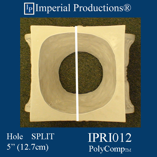 IPRI012-PCOMP-SPLIT-PK2 Roman Ionic Capital PolyComp SPLIT Pack of 2