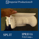 IPRI016-PCOMP-SPLIT-PK2 Roman Ionic Capital EconPolymer Pack of 2
