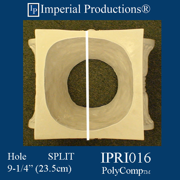 IPRI016-PCOMP-SPLIT-PK2 Roman Ionic Capital EconPolymer Pack of 2