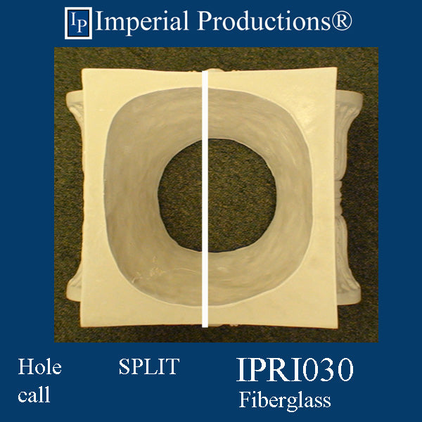 IPRI030-FG-SPLIT-PK2 Roman Ionic Capital Fiberglass Pack of 2