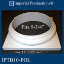IPTB10-APOL-PK2 Tuscan Base ArchPolymer Hole 9-3/4" Pack of 2