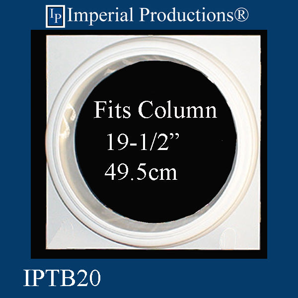 IPTB20-EPOL-PK2 Tuscan Base - Fits 19-1/2" Pack of 2