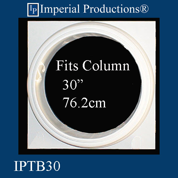 IPTB30-FG-PK4 Tuscan Base  Fits 30" Fiberglass, Custom Order Pack of 4