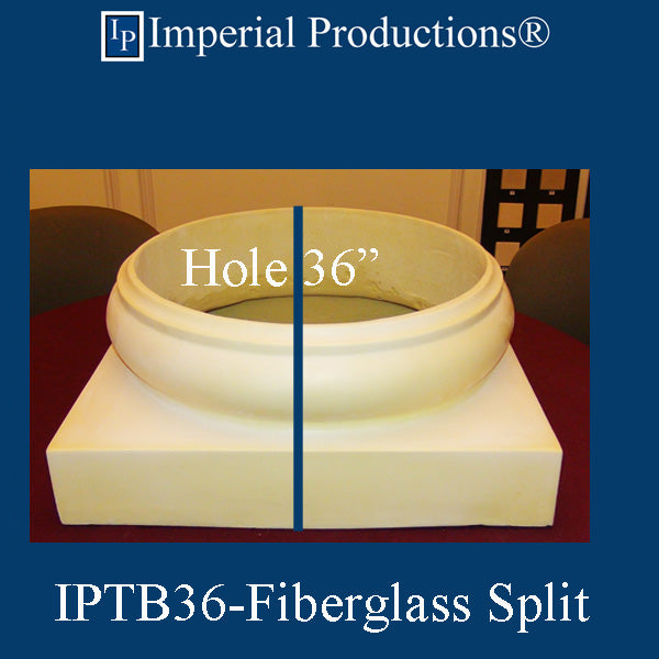 IPTB36-FG-SPLIT-PK2 Tuscan Base Split - Fits 36" Pack of 2 Bases