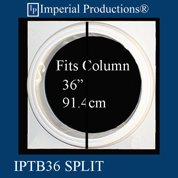 IPTB36-FG-SPLIT-PK2 Tuscan Base Split - Fits 36" Pack of 2 Bases