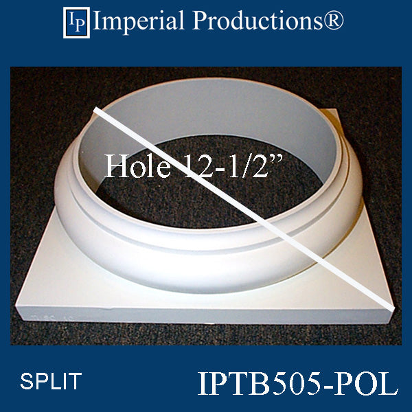 IPTB505-BASE-SPLIT-POL-PK2 Tuscan Base Hole 12-1/2" ArchPolymer Pack of 2 Add to Cart for shipping or Free Depot Pickup