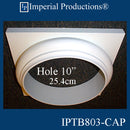 IPTB803-CAP-GRG-PK2 Tuscan Base GRG-NeoPlaster Hole 10" Pack of 2 - Custom Order